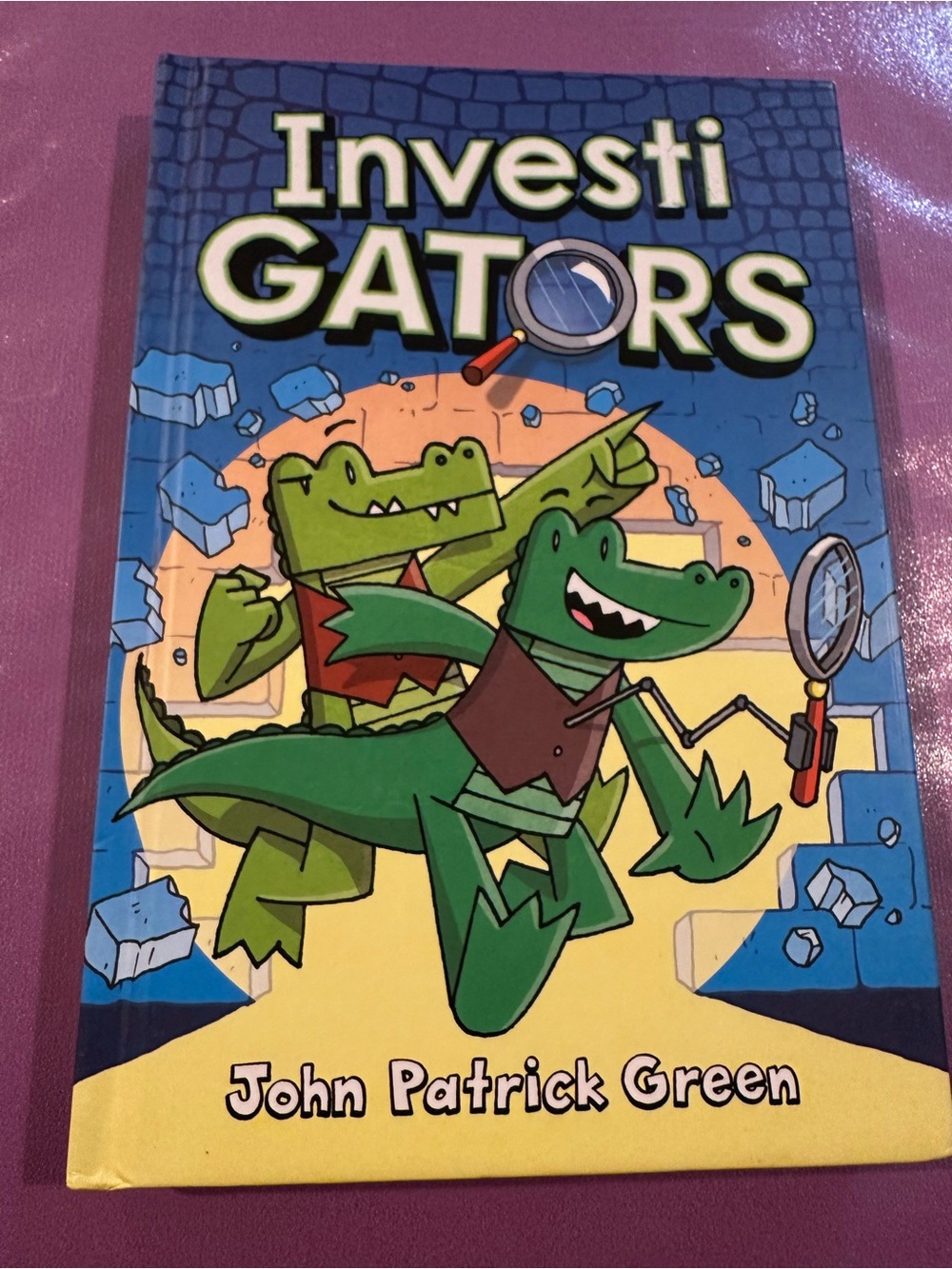 InvestiGators Hardcover Book by - Blue/Yellow Cover